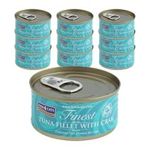 피쉬포캣 70g x 10개 고양이 습식캔 주식캔 7종선택, 참치와초록입홍합