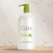 암웨이 G&H 리프레쉬 대용량 바디워시 젤 (1L /알로에 그린티), G&H 리프레쉬  대용량