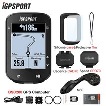 무선자저거속도계 BSC200 iGPSPORT ANT GPS 자전거 컴퓨터 라이딩 사이클링 주행 거리계 경로 탐색 무선 속도계 지원 파워 미터, [05] BSC200 set 5, 05 BSC200 set 5