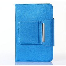 컴퓨터키보드 RYRA Universal Wireless Bluetooth Keyboard For Tablet PU Leather Case Stand IOS Android, 02 7 inch blue, 한개옵션2