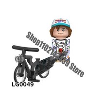 중국레고 LG1007 Demogorgon Vecna One 001 더스틴 일레븐 윌 호퍼 조이스 브레너 스트레인저 사물 미니 액, 03 Black