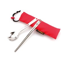 티에라 스푼포크젓가락 수저세트 캠핑 백패킹 등산 휴대용수저세트