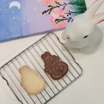 복주머니위토끼 쿠키커터 수제 베이커리 쿠키만들기