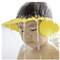똑딱이 유아 베이비 귀마개 샴푸캡 DD-10167, 블루