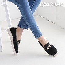 디자이어로즈 디자이어로즈 여자 대학생 메시 여름 메탈 슬립온 3cm (8581022)