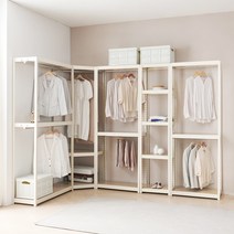 몬스터랙 행거 4000 코너행거 철제행거, 아이보리 (FD)