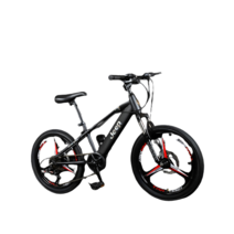 [포레버] 해왜구매대행 지프어린이 자전거 7단변속 20인치 22인치 일체형휠 주니어자전거 관세포함 [국내배송 착불], 3사슬휠7단변속, C블랙