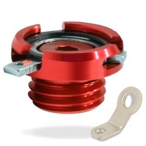 바이크 오토바이 M20 x 2.5 CNC 엔진 오일 컵 나사 혼다 CBR 600 F2F3F4F4i CB600 호넷 그롬 MSX 125 CB650F, [06] red