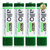 라이브잇 제이티원 allo 1100mAh AAA 충전지 4알(케이스포함), 8세트, 4개입