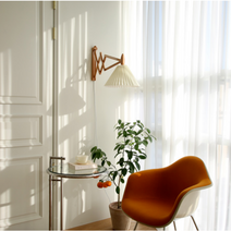 아자벨홈 플리츠벽조명 벽무드등 빈티지 르클린트 스타일, 프리츠벽조명 벽무드등