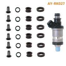 6 세트 도매 연료 인젝터 수리 키트 및 서비스 포함 필터 고무 oring 씰 혼다 자동차