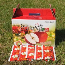 향토박이 영덕 풋사과즙 110ml 50포 덜익은 청사과즙 폴리페놀, 빨간사과즙 1박스(50포), 1개