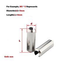 304 스테인레스 스틸 탄성 원통형 코터 중 핀 M1.5-M12