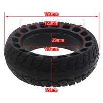 8 인치 타이어 200x60 전기 스쿠터 솔리드 폭발 방지 찌르기 200*60 고성능, [02] solid tire B