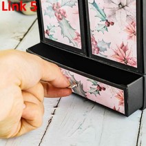 하드웨어 핸들 DIY Scrapbooking 앨범 종이 카드 장식 공예 템플릿 만들기, B431, B431