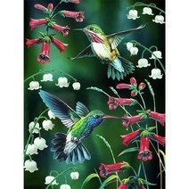 꽃밭 속 날아다니는 벌새 우드 직소퍼즐 복 좋은 기운 희망 사랑 가다져주는 풍수 조각퍼즐 슬기로운 취미생활 어르신 효도선물 집중력향상 스트레스 해소 최신상, 벌새 세로 퍼즐도안16, 500피스