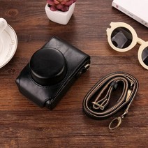 니콘 A1000 W300S A10 A900 A100 S7000 P340 P330 P310 용 전신 정밀 PU 가죽 디지털 카메라 케이스 백 박, 03 Black