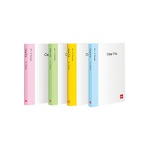 투명클리어화일(40매/청색/OfficeDEPOT), 단품