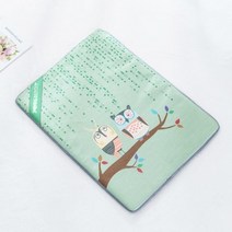 반려견쿨매트 쿨링매트 애완 동물 아이스 패드 여름 고양이 냉각 패드 및반려견대리석, 올빼미, 85x60cm