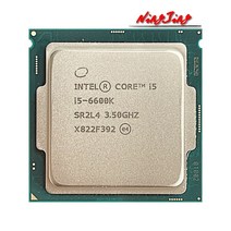 I3-6100인텔 코어 i56600K i5 3.5 GHz 쿼드 스레드 CPU 프로세서 6M 91W LGA 1151, 한개옵션0