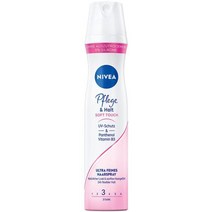 독일니베아 미국 영국 독일산 니베아크림 니베아 케어 앤 홀드 소프트 터치 헤어스프레이250ml 자외선 차단 판테놀 비타민 B3가 스타일링 스프레이 스럽게 룩 헤어스프레이레벨 3, 단일수량