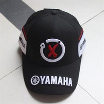 YAMAHA 레이싱 오토바이 모자 캡모자 바이크 동호회 레저 스포츠, 블랙색