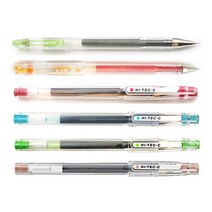 파일롯트 하이테크C HI-TEC-C 중성펜 0.3mm 낱색 / 3점 지지 방식 / 국민볼펜, 0.3mm 소다블루 SO