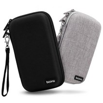 샤오미 대용량 보조배터리 케이스 대용량 30000mAh 20000mAh 파우치 가방 Boona, 30000파우치=블랙, 1개