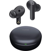 LG TONE 프리 트루 무선 블루투스 FP5 액티브 노이즈 캔슬링 이어버드 블랙