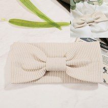 리본 헤어밴드 아이보리 명품헤어밴드 단발머리띠