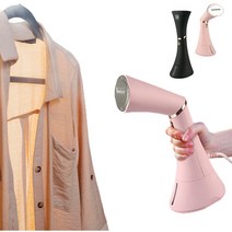 핸디형 스팀다리미 핸드형 휴대 빠른예열 강력한스팀 각도조절 우수한퀄리티, 핑크