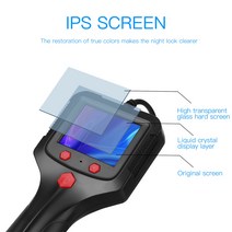 산업용 하수구 배관 내시경 카메라 관로 탐지 장비 P100 2.4 ips 스크린 산업용 내시경 카메라 HD, 01 2m_02 8mm Lens