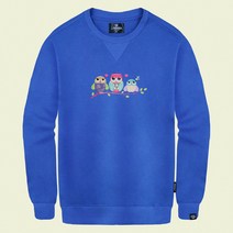 클로니아 부엉이 패밀리 맨투맨 티셔츠 TL-406