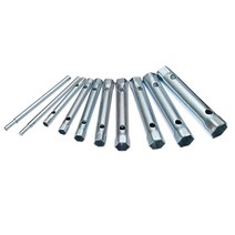 6pcs/10pcs 관형 상자 스패너 세트 튜브 스패너 렌치 미터법 소켓 세트 수리 손 도구 미터법 관형 상자 렌치 수직 수리, 02호