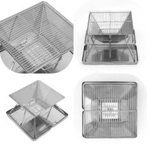 마트498 그릴 접이식화로대 캠핑화로 바베큐준비물 불멍 야외난로 솔로스토브 경량 불판 캠핑난로 숯불