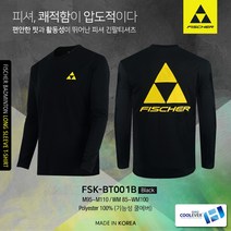 [FISCHER] 피셔 긴팔티셔츠 2020년 블랙&옐로우컬러 배드민턴&탁구&볼링&스쿼시&테니스