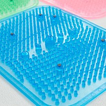 자석지압매트 발바닥 지압 발판 주방 지압 매트, 그린