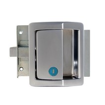 캠핑카 도어락 실버 손잡이 카라반 문 열쇠 잠금장치 서비스도어 자물쇠 DIY 설치, 1개