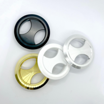 알루미늄 전선캡 책상구망마개 컴퓨터선정리 테이블 50mm 실버 블랙 화이트 골드