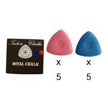 쏘잉스타 ROYAL 로얄 초크 칼라쵸크 삼각 초크 자고, 블루5개.핑크5개