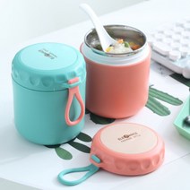 [바른공식]죽통 스텐 보온통 보온도시락 수능 반찬통 어린이집 등산 국통 이유식, 2보온도시락-스카이