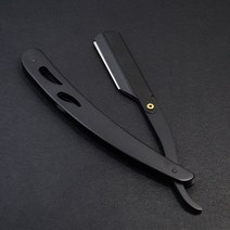 바버샵 남성 헤어샵 정밀 엔틱 핸드 손 면도기 블랙