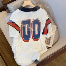 루즈핏 유니폼 아이스하키 하키복 빅사이즈 힙합 캐나다 상의 티셔츠