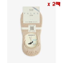 FALKE Step cotton blend socks 4011 Cream EUR 37 38 팔케 스텝 코튼 블렌드 양말 4011 크림 37-38사이즈 2팩