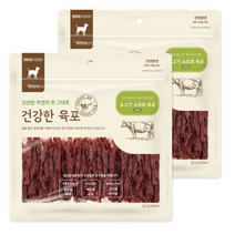 굿데이 건강한 육포 반려견간식 300g, 12개, 소고기 소프트 육포