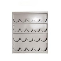 안전모보관함 걸이대 정리함 공사장 현장정리정돈, 안전모걸이대-4열 20칸