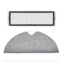 [호환제품] 로봇 진공 청소기 예비부품키트 xiaomi mi robot vacuum-mop mijia 1c stytj01zhm dreame f9 side brush hepa, 1걸레 1필터