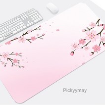 마우스 손목쿠션 손목받침대 손목보호대블랙 마우스 패드 벚꽃 데스크 매트 핑크 사쿠라 쿠션 키보드 컴퓨, 07 7_10 400x900x2mm