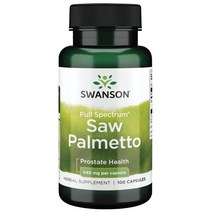 스완슨 프리미엄 풀스펙트럼 쏘팔메토 540mg 100캡슐 SW909 p3