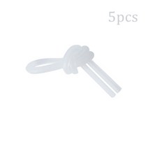댐프너 5 pcs 테니스 라켓 댐퍼 스트링 진동 댐퍼 실리카 젤 매듭 모양 쇼크 업소버 라켓볼, 하얀